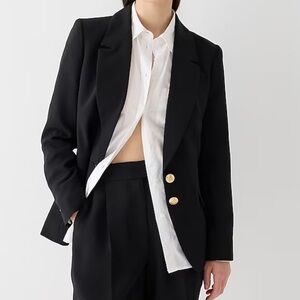 J Crew NWT Willa Suit blazer black Size 10